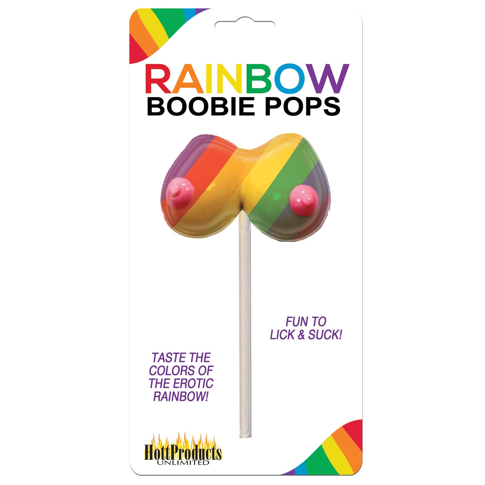 Rainbow Boobie Pops