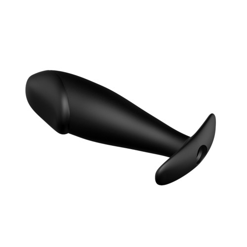 Pretty Love Plug Anal con Forma de Pene Vibrante - Negro