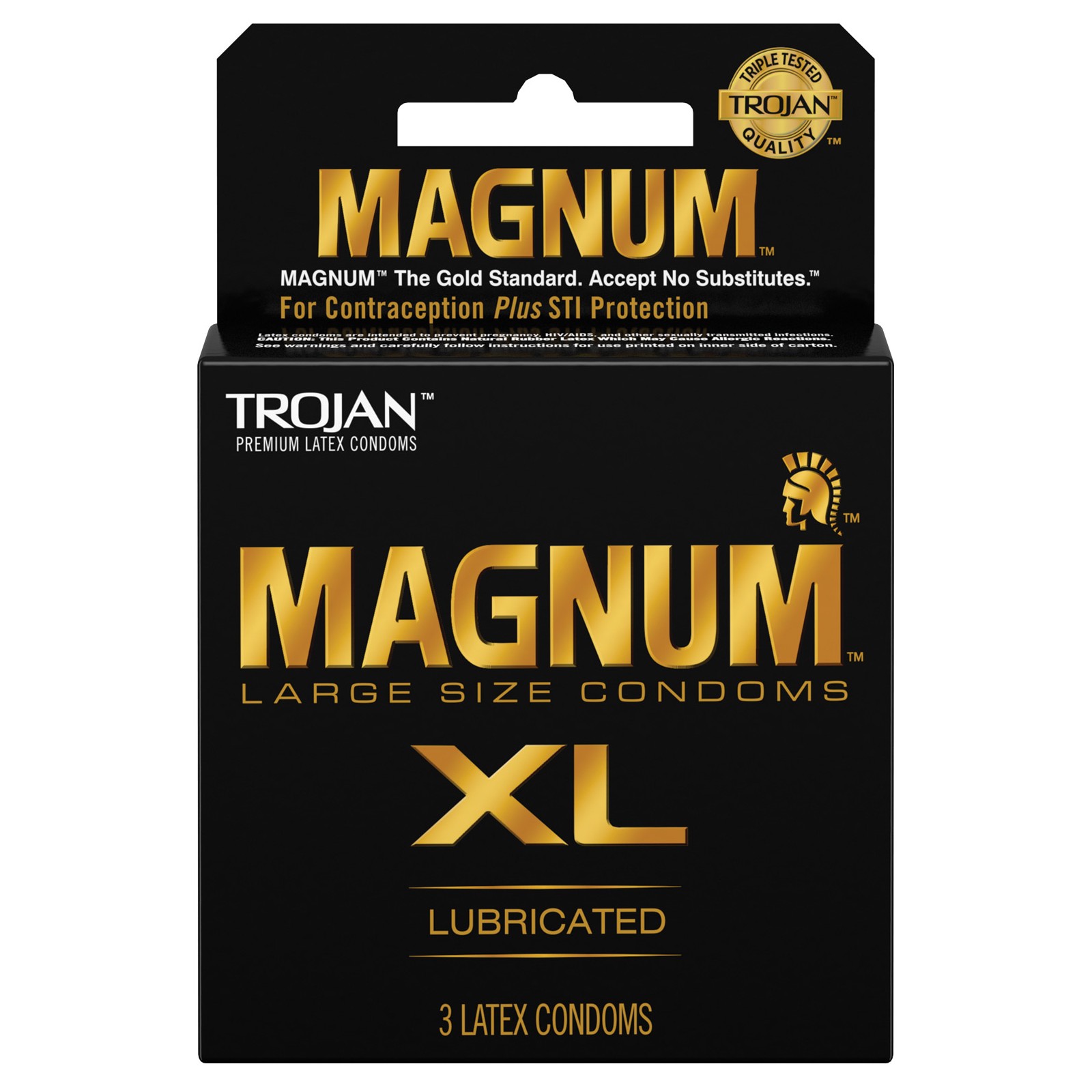 Trojan Magnum XL Condoms Pack of 3