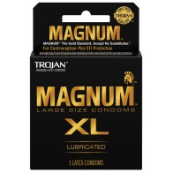 Trojan Magnum XL Condoms Pack of 3