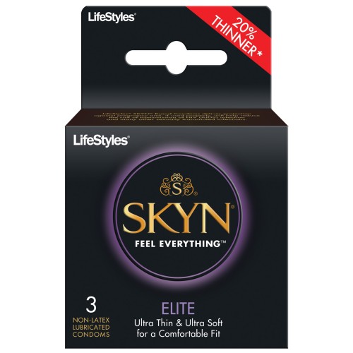 Condones SKYN Elite Ultra Finos - Paquete de 3