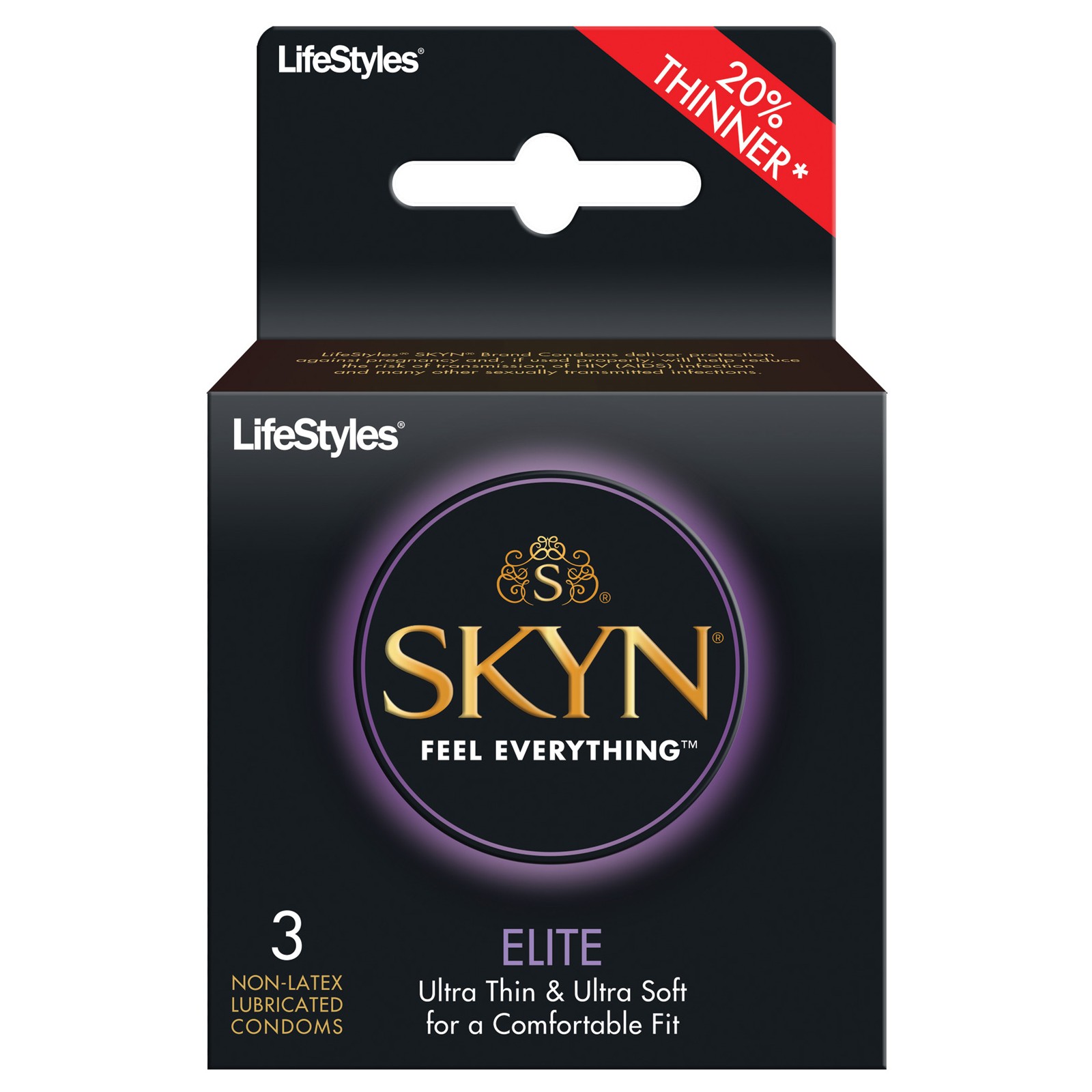 Condones SKYN Elite Ultra Finos - Paquete de 3