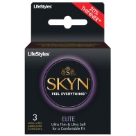 Condones SKYN Elite Ultra Finos - Paquete de 3