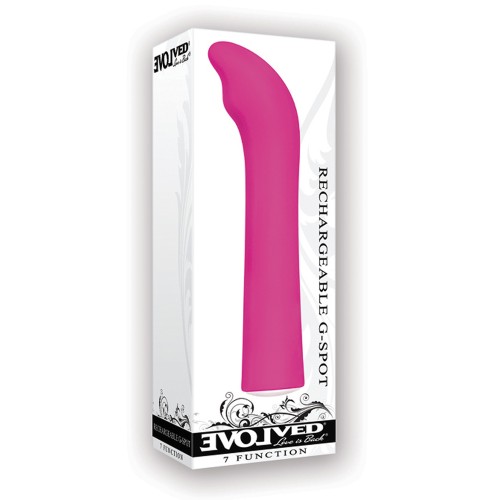 Vibrador Recargable para Punto G - Rosa