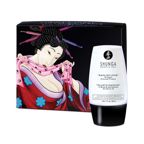 Crema Estimulante Shunga Rain of Love para Punto G - 1 oz