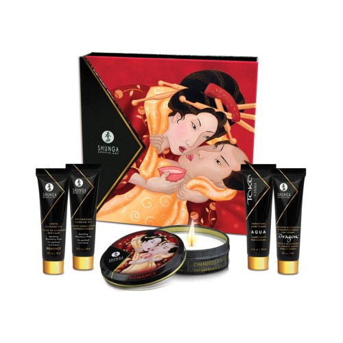 Shunga Geisha's Secret Luxury Gift Set - Sparkling Strawberry Wine