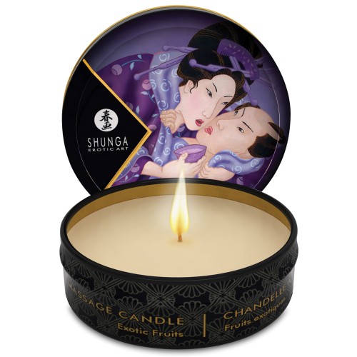 Shunga Libido Mini Candlelight Massage Candle 1 oz Exotic Fruits