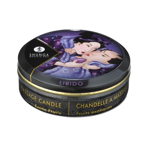 Candlelight Mini Shunga Libido Vela de Masaje 1 oz Frutas Exóticas