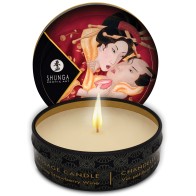 Shunga Romance Mini Candlelight Massage Candle - Sparkling Strawberry Wine