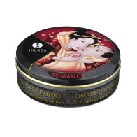 Shunga Romance Mini Candlelight Massage Candle - Sparkling Strawberry Wine