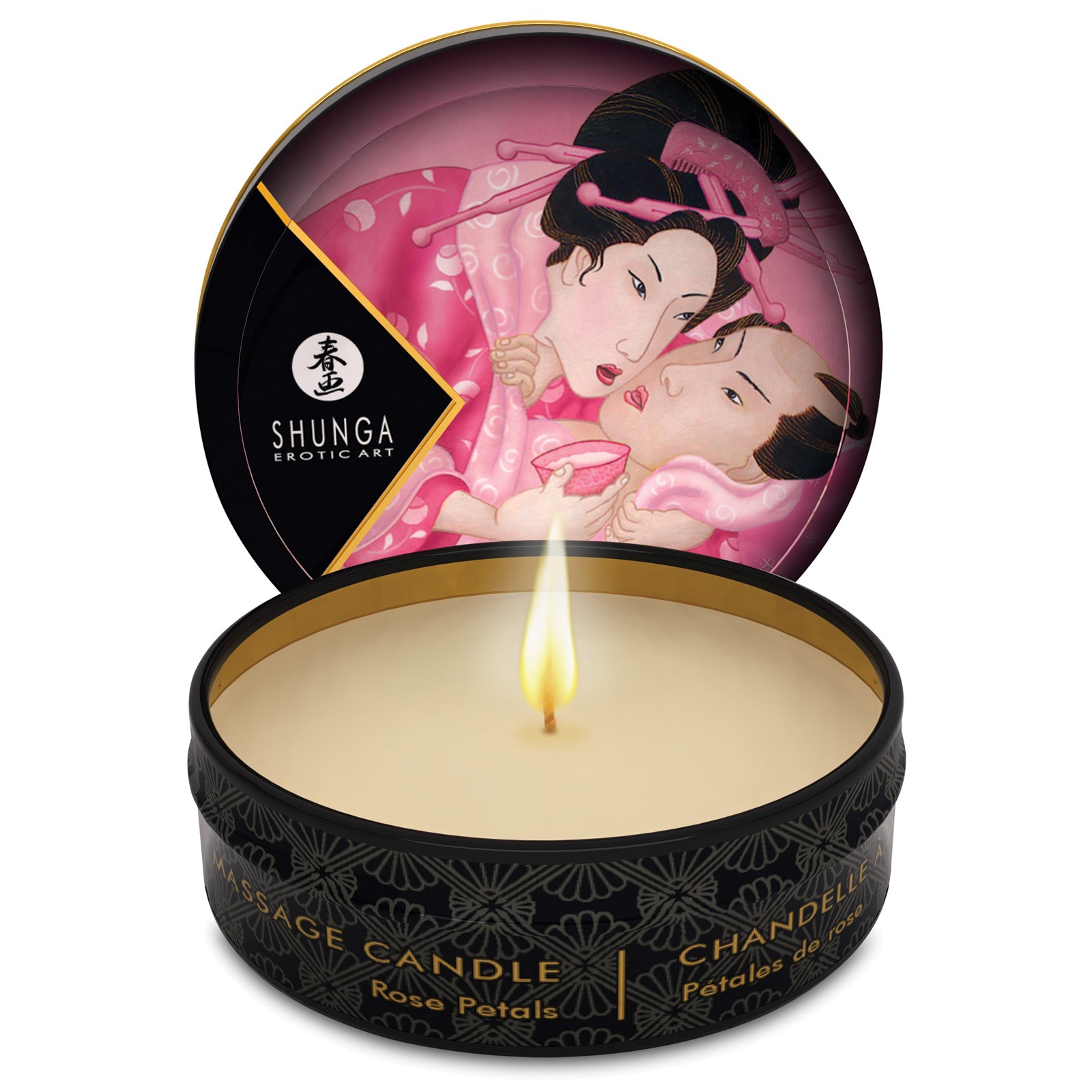 Shunga Aphrodisia Mini Candlelight Massage Candle - Roses