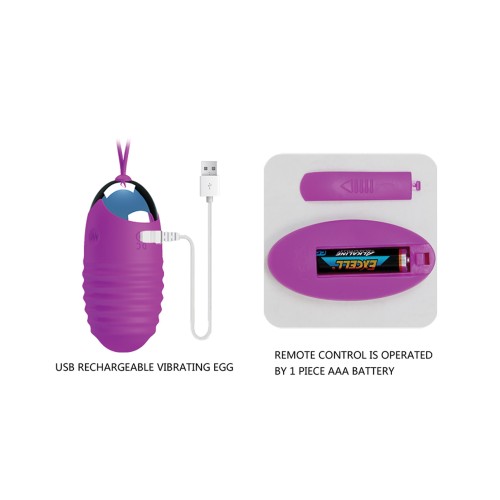 Pretty Love Jessica Vibrator Egg 12 Functions