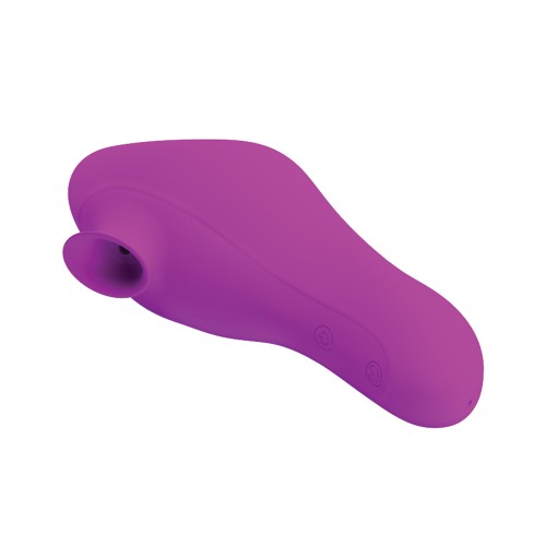 Pretty Love Magic Fish 12 Function Clitoral Suction Stimulator - Fuchsia