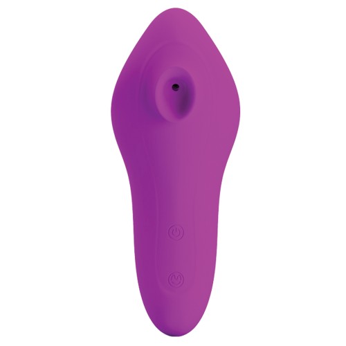 Pretty Love Magic Fish 12 Function Clitoral Suction Stimulator - Fuchsia