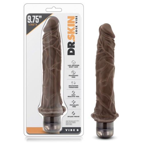 Blush Dr. Skin Mr. Skin Vibe 8 - Chocolate Pene Vibrador