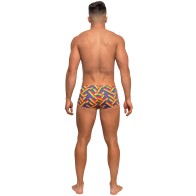 Mini Short de Cintura Baja con Bolsillo Contorneado Rainbow MD