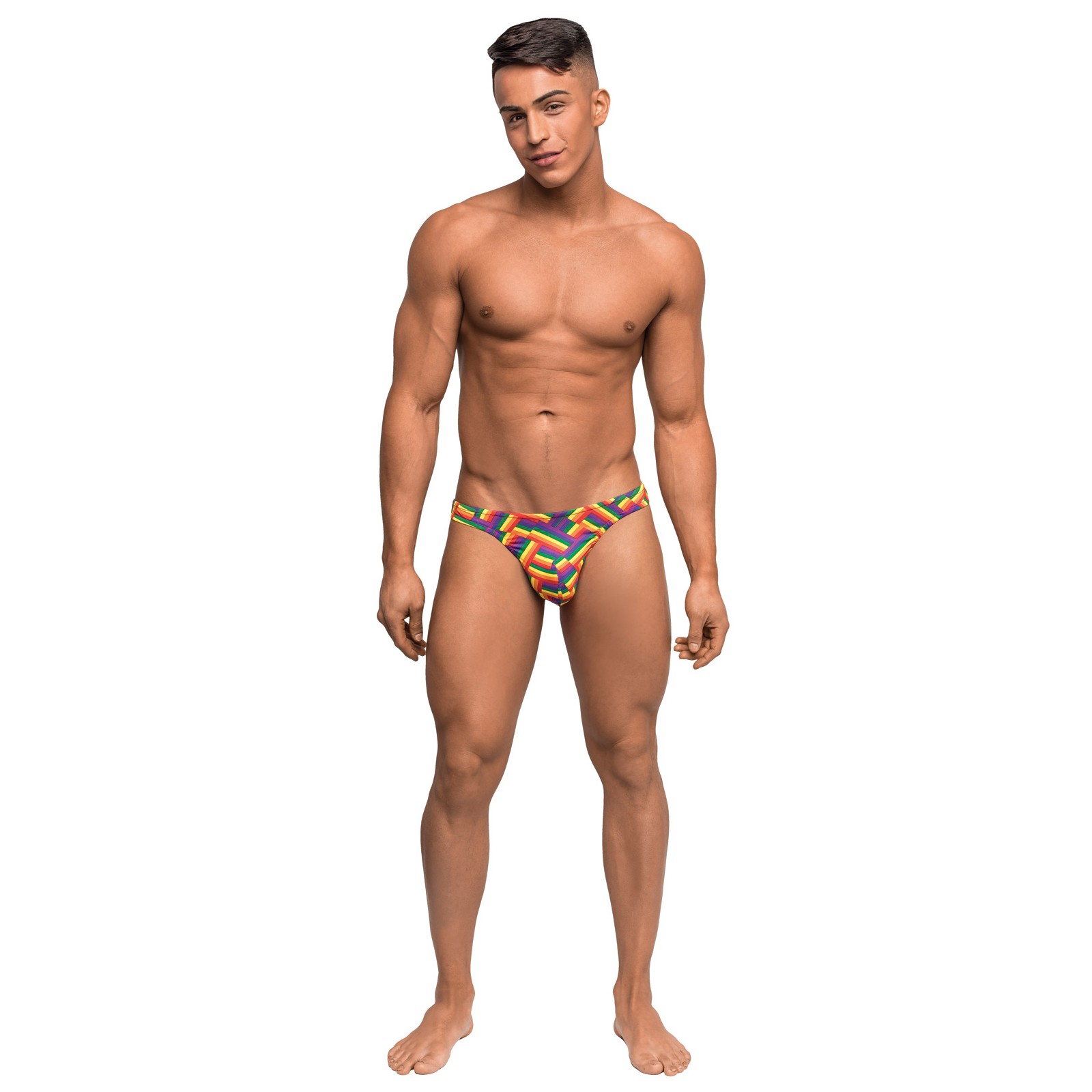 Pride Fest Contoured Pouch Bong Thong - Comfortable and Colorful