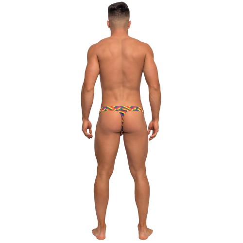 Pride Fest Contoured Pouch Bong Thong - Comfortable and Colorful