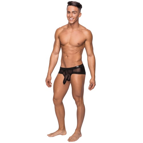 Hoser Stretch Mesh Micro Mini Shorts