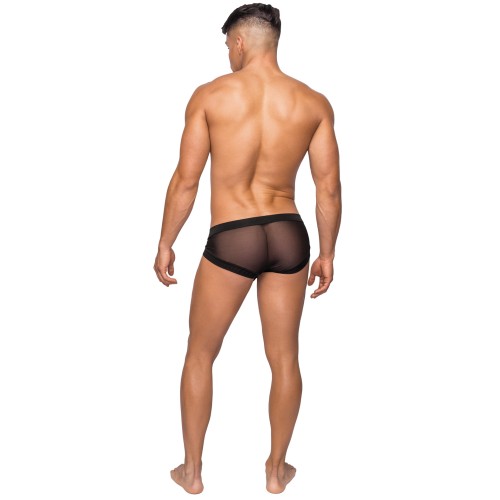 Short Micro Mini de Malla Hoser Negro