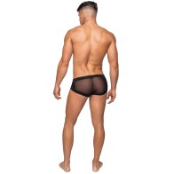 Hoser Stretch Mesh Micro Mini Short Black