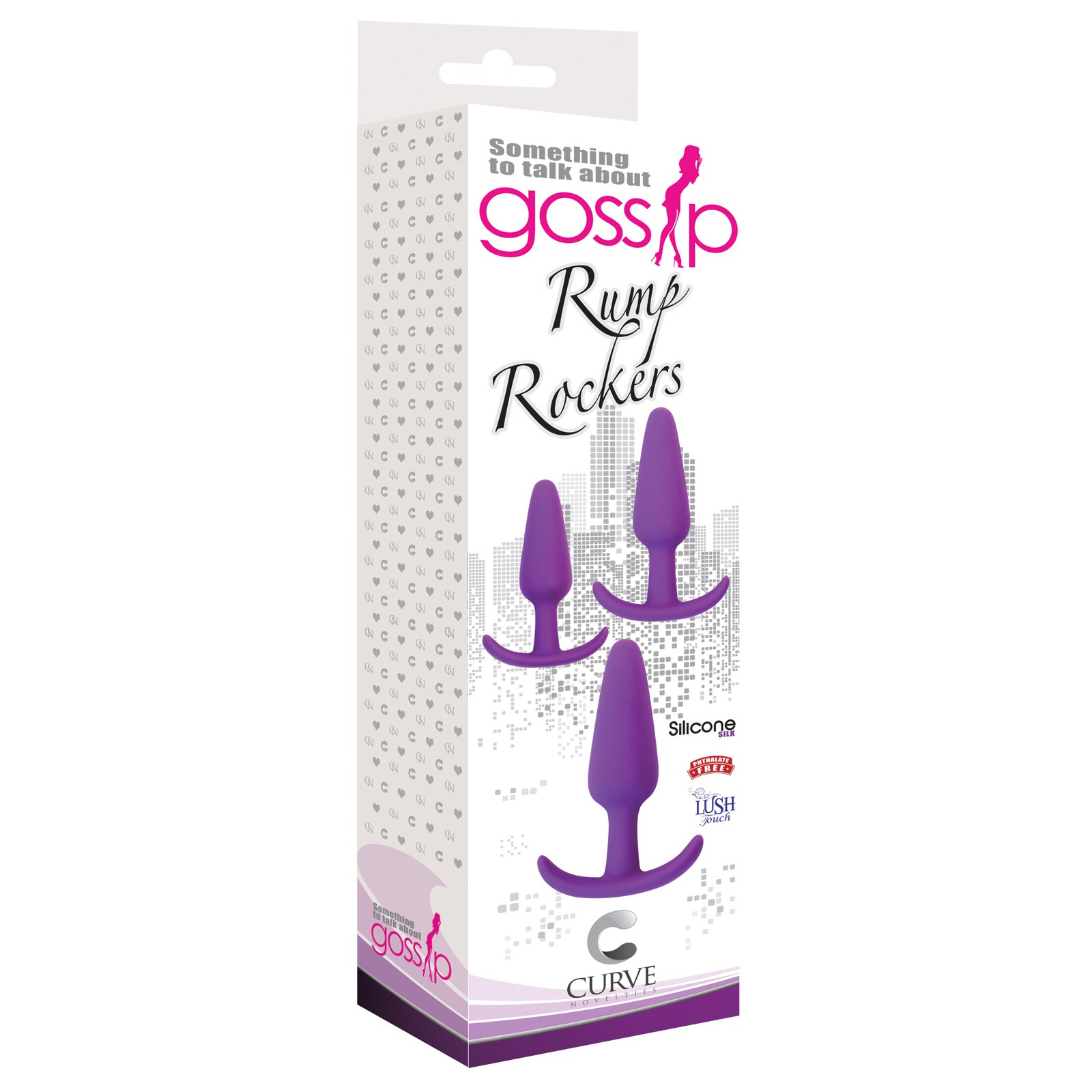 Curve Toys Gossip Rump Rockers Trainer Set - Violet