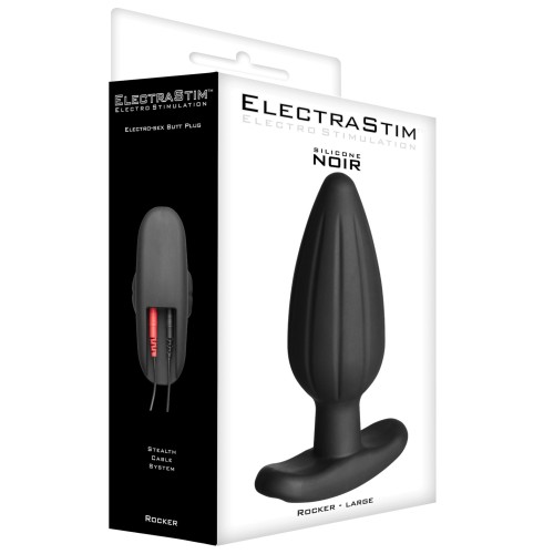 ElectraStim Silicona Noir Rocker Plug Anal Grande