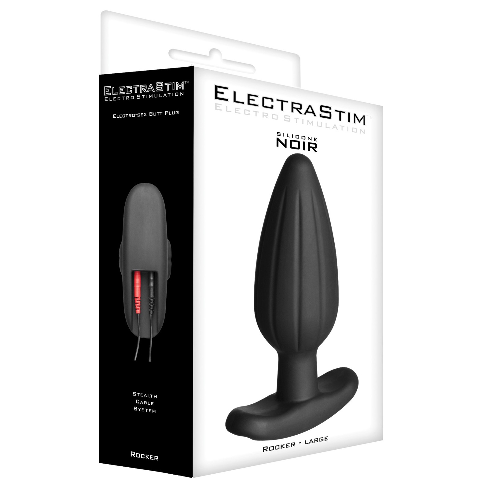 ElectraStim Silicona Noir Rocker Plug Anal Grande