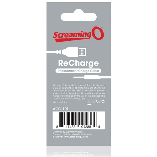 Screaming O Replacement Charging Cable