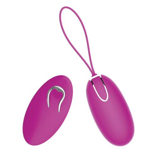 Pretty Love Joyce Vibrating Egg with Remote Control - Fuchsia