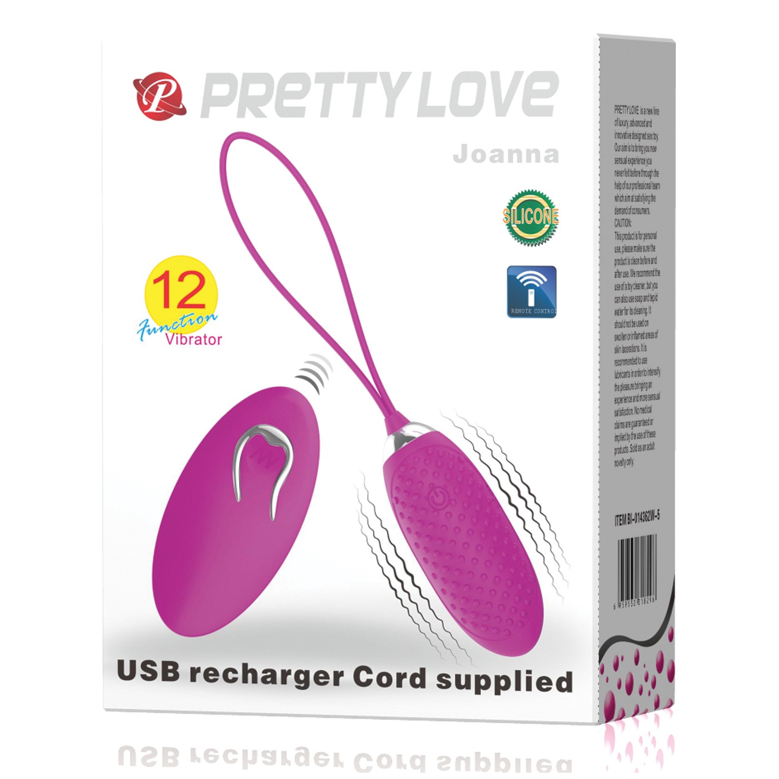 Pretty Love Joanna Huevo Vibrador - Fucsia