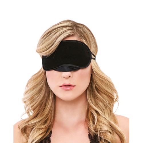 Lux Fetish Peek-a-Boo Love Mask Black