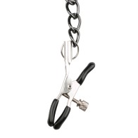 Easy Toys Faux Leather Collar with Nipple Chains Black Review