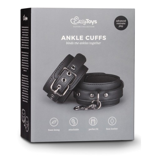 Easy Toys Fetish Ankle Cuffs - Black