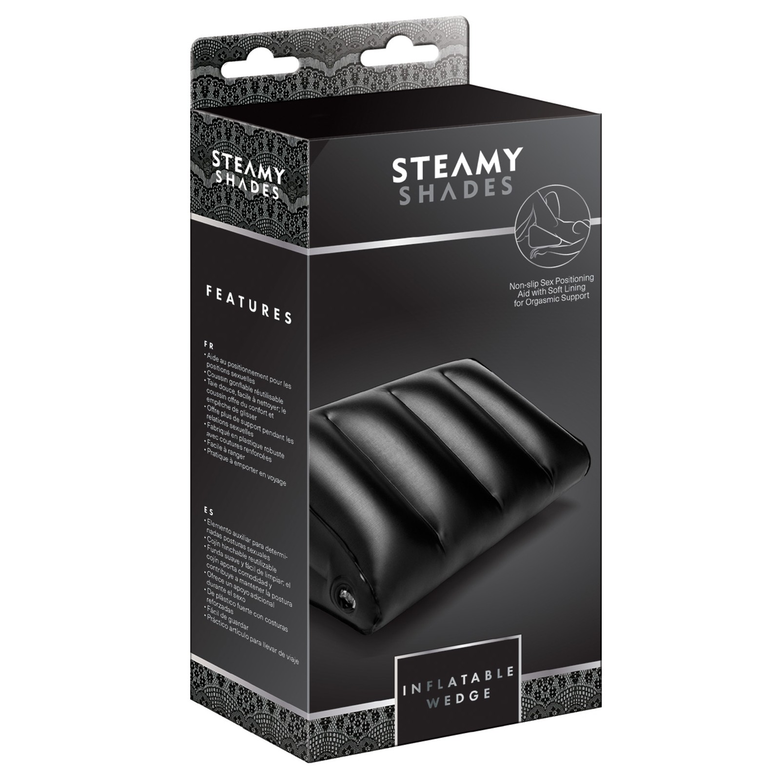 Steamy Shades Inflatable Wedge for Enhanced Positions