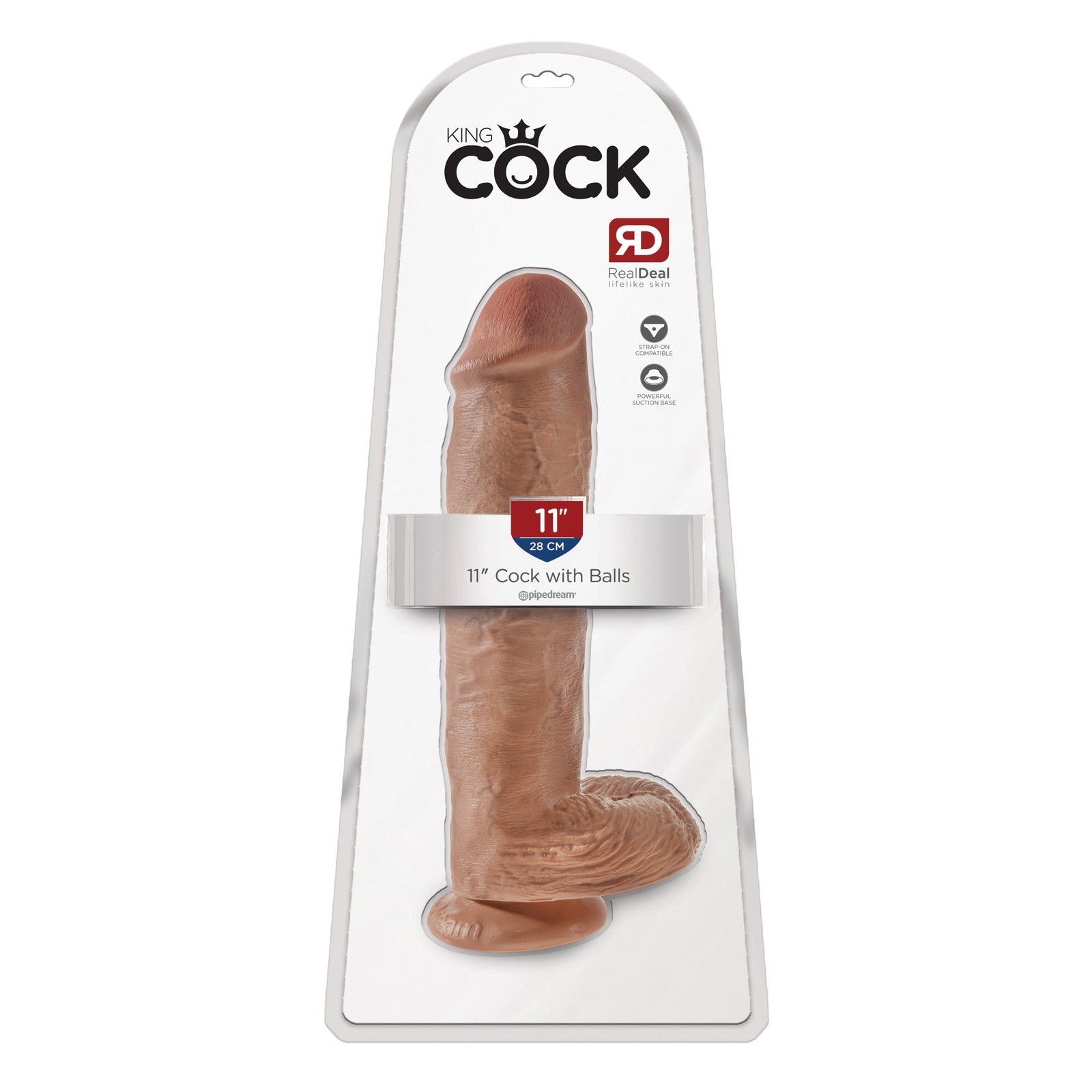 King Cock 11" Cock with Balls