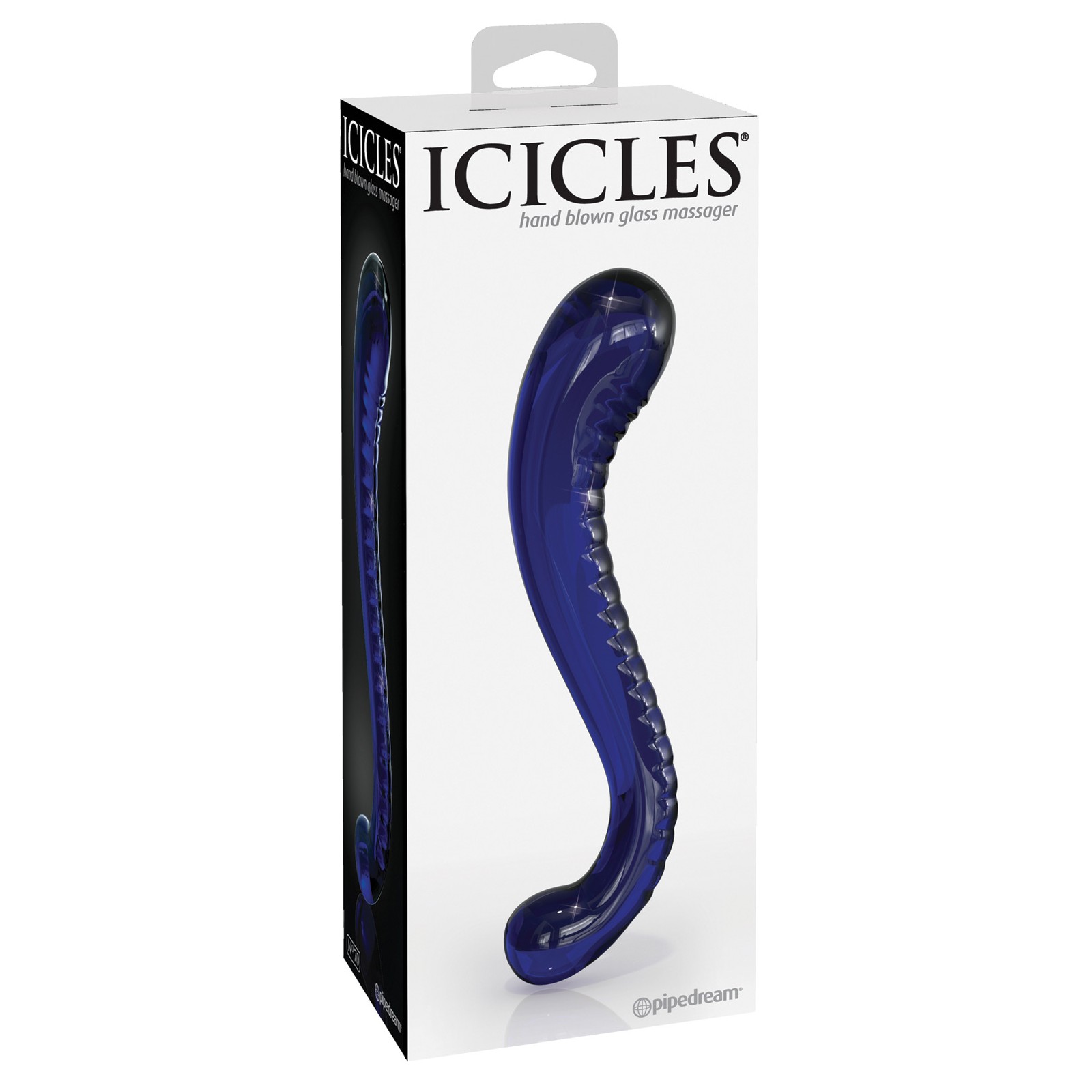 Dildo de Cristal Icicles No. 70 para G-Spot - Placer Lujoso