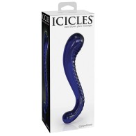 Dildo de Cristal Icicles No. 70 para G-Spot - Placer Lujoso