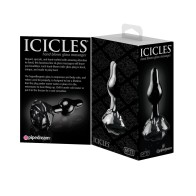 Plug Anal de Vidrio Soplado a Mano Icicles No. 77 - Juguete de Lujo