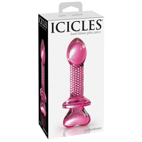 Plug Anal Icicles No. 82 Elegante de Vidrio Hecho a Mano