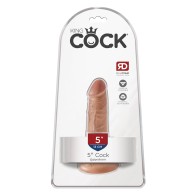 Dildo Realista King Cock de 5 pulgadas