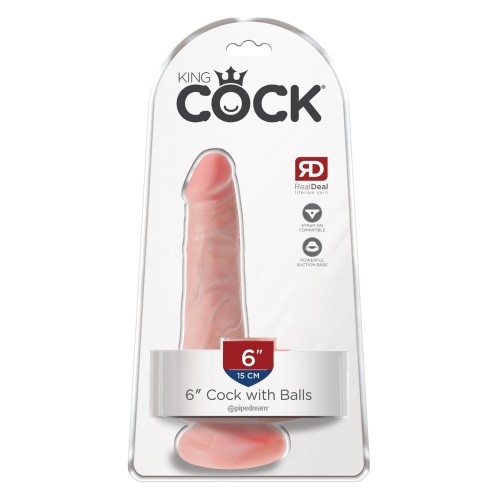 Dildo King Cock 6" Carne