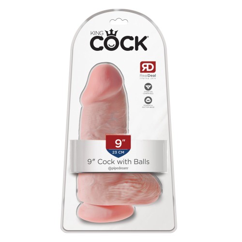 King Cock 9 Inch Chubby Dildo