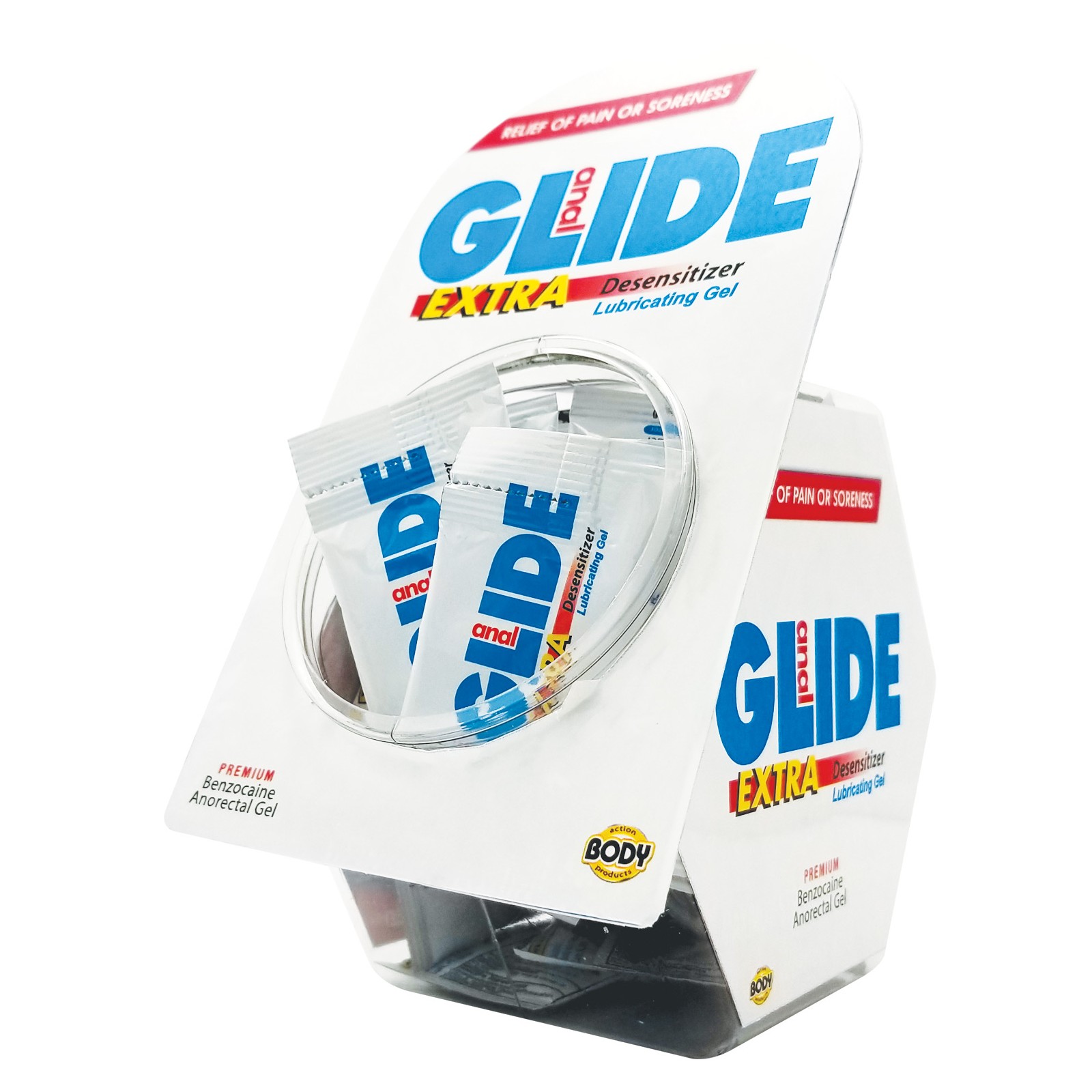 Lubricante Desensibilizante Anal Glide Extra Caja de 50