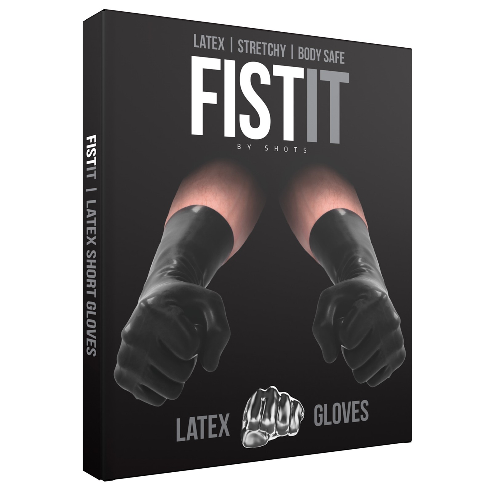 Shots Fist It Latex Short Gloves