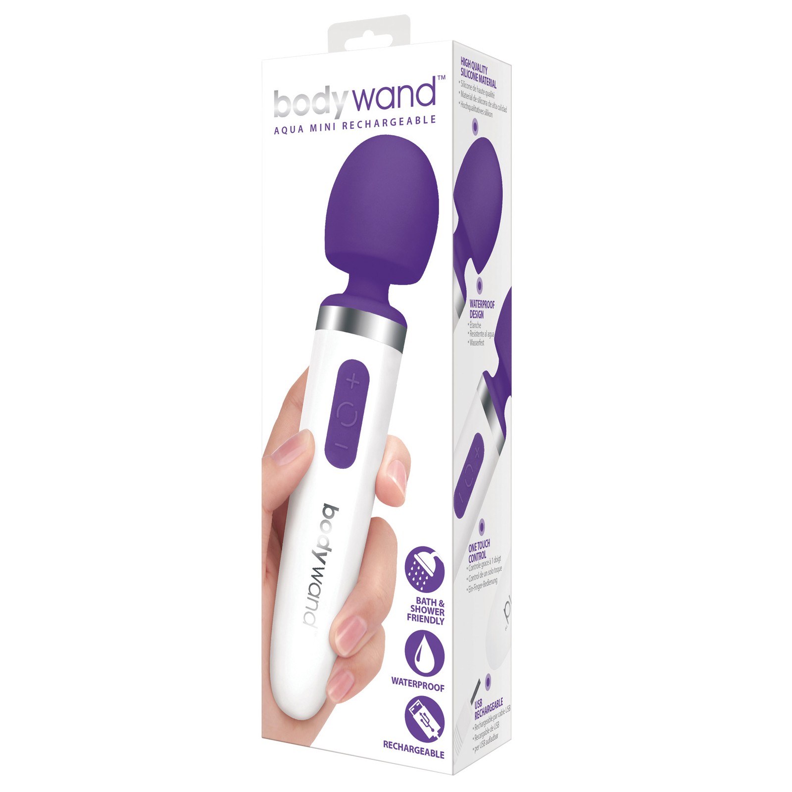 Bodywand USB Multi-Function Massager Purple