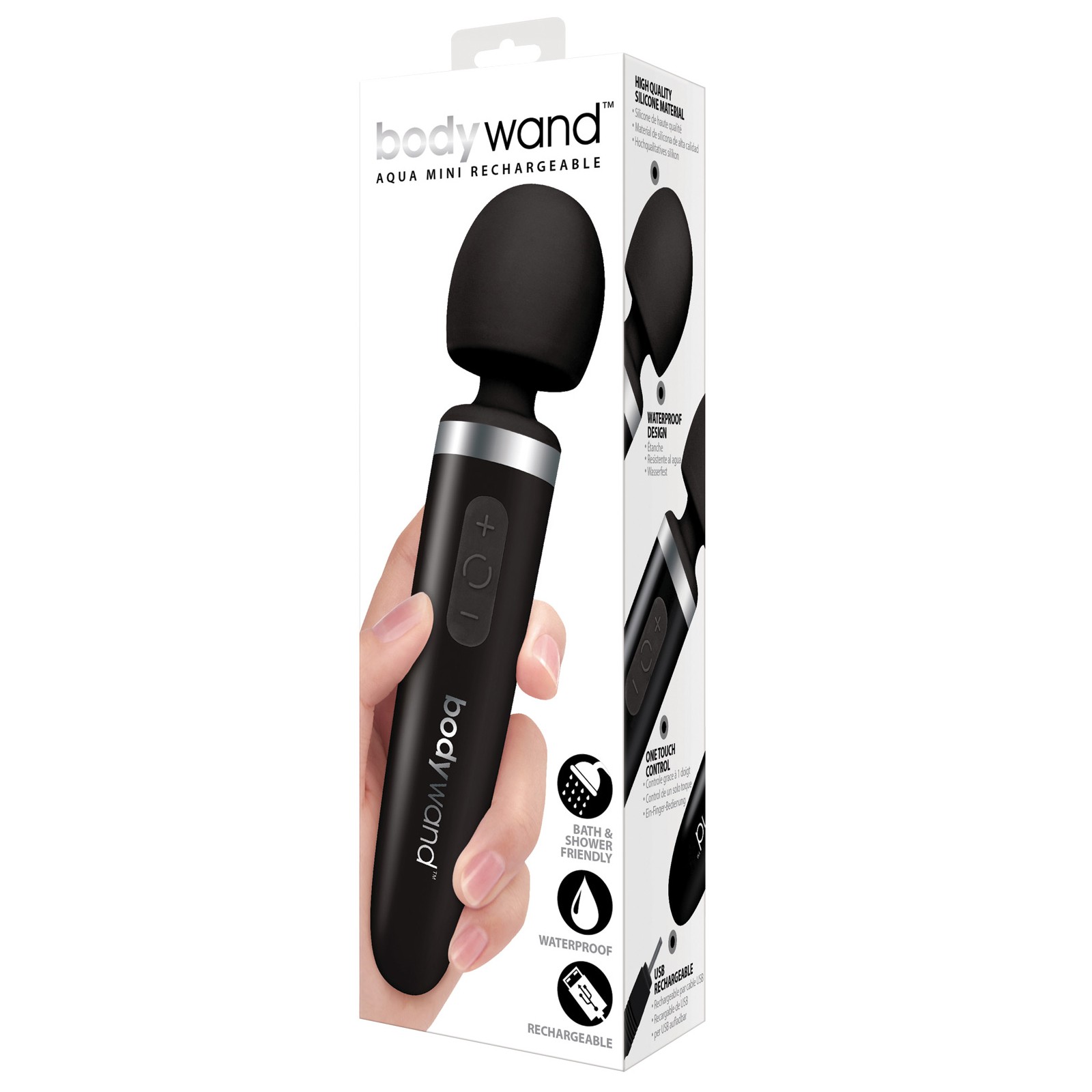 Bodywand USB Multi-Function Massager Black