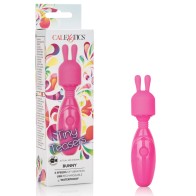 Tiny Teasers Bunny Mini Wand Massager Pink