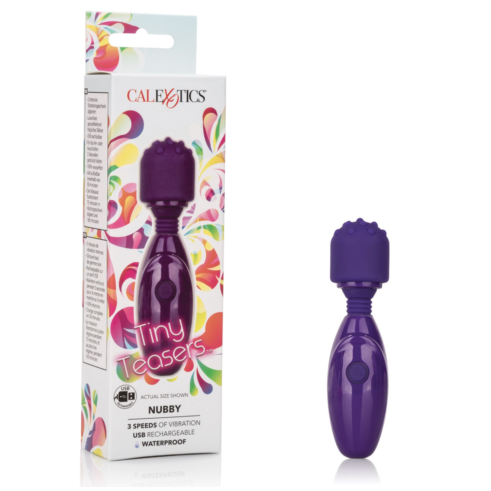 Tiny Teasers Nubby Purple Travel Vibrator