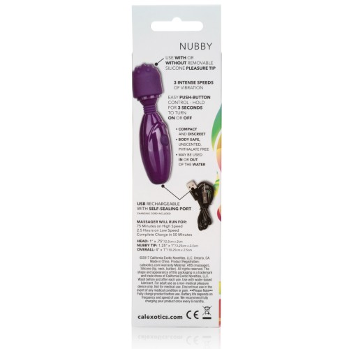 Tiny Teasers Nubby Purple Travel Vibrator